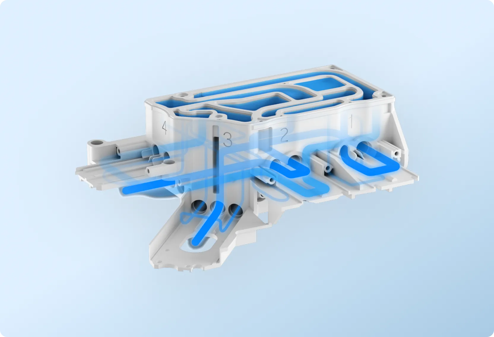 Integrated waterway board prevents water leakager