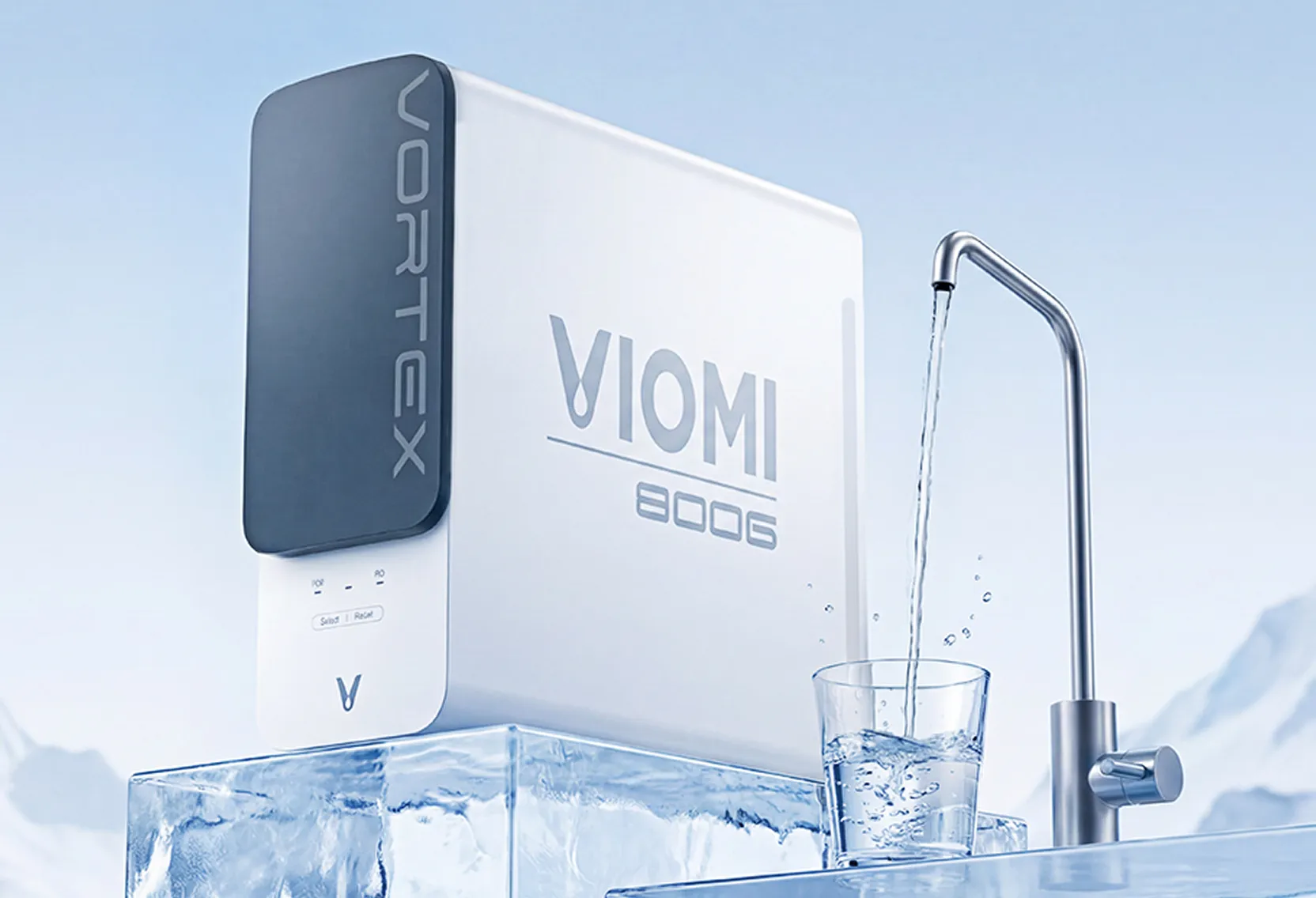 Tankless RO technology generates instant and fresh drinking water